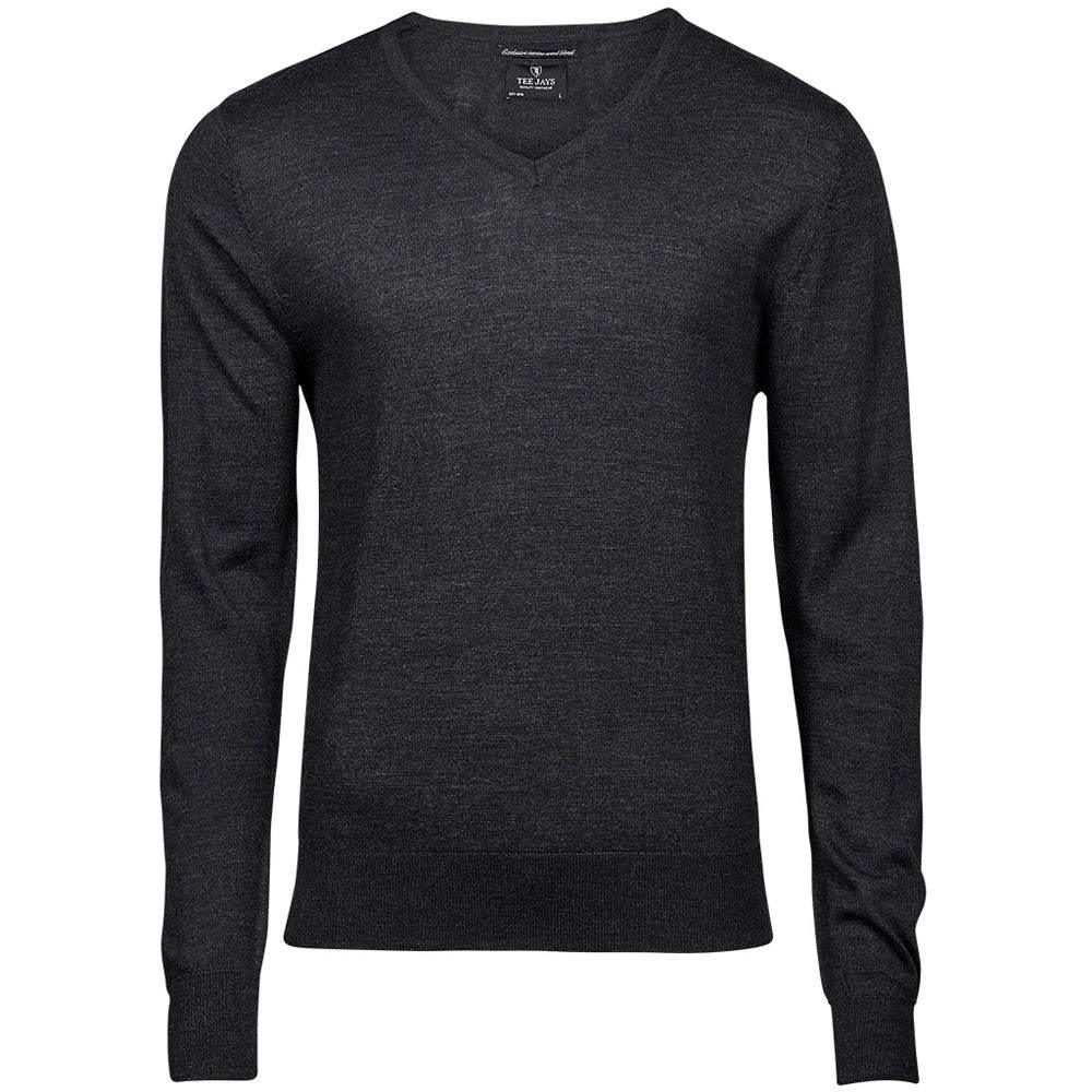 Tee Jays 6001 Merino Blend V Neck Sweater - Bobobiy