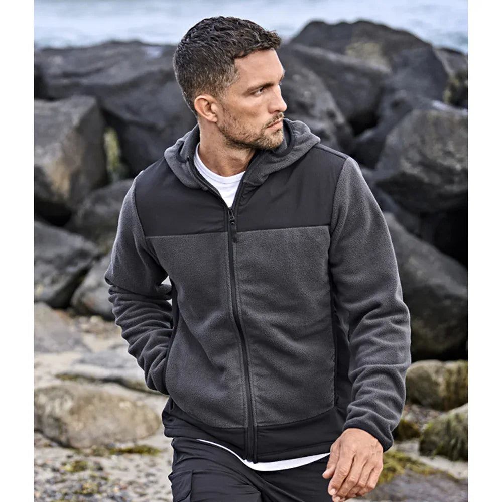 Tee Jays 9124 Mountain Hooded Fleece - Bobobiy