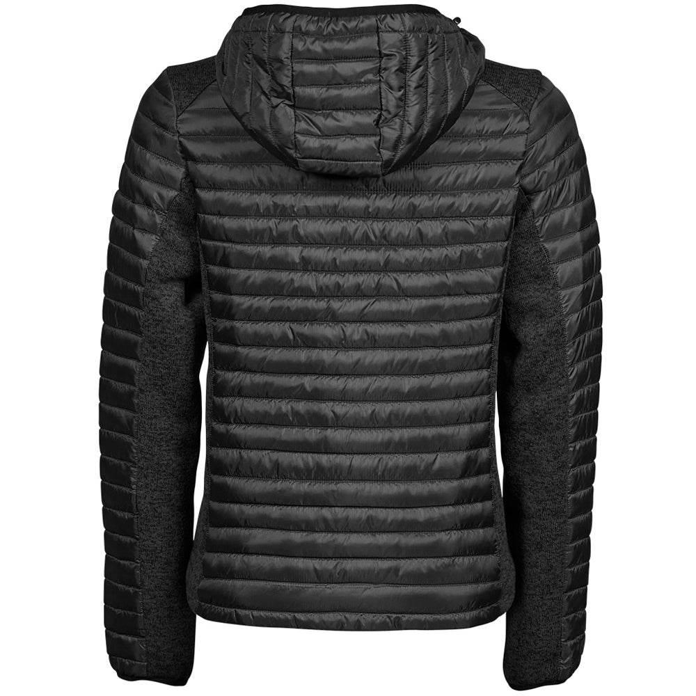 Tee Jays 9611 Ladies Crossover Hooded Padded Outdoor Jacket - Bobobiy
