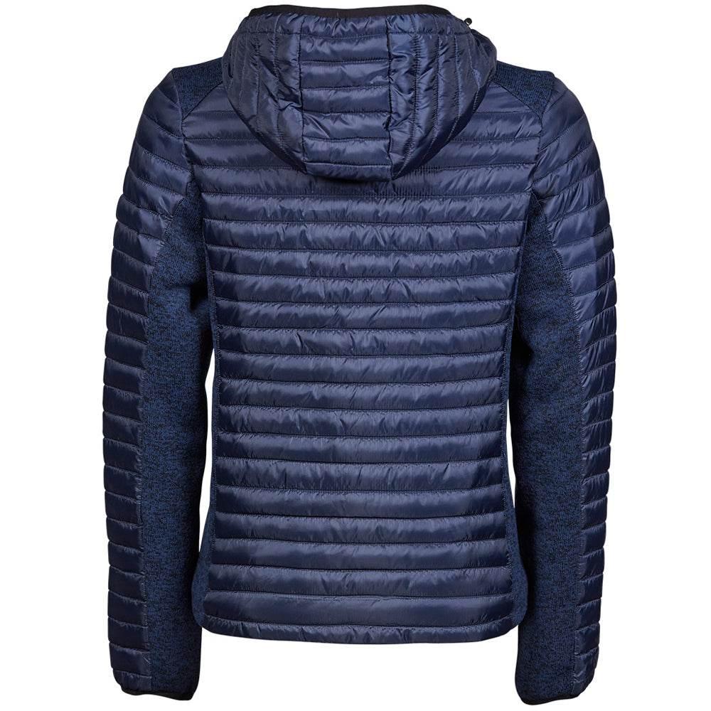 Tee Jays 9611 Ladies Crossover Hooded Padded Outdoor Jacket - Bobobiy