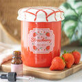 Strawberry Jam Jar Oil Burner and Wax Warmer - Bobobiy