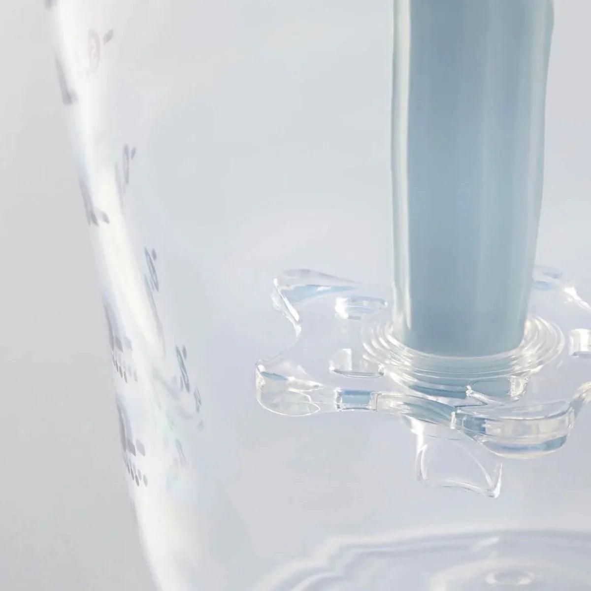 Clear steam outlet connector on electric steam steriliser