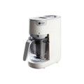 White baby food maker with transparent jug and blending-steam lid
