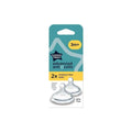 Tommee Tippee anti-colic medium flow bottle teats, 2 pack, 3m+