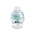 Tommee Tippee 150ml anti-colic baby bottle with clear and aqua silicone teat