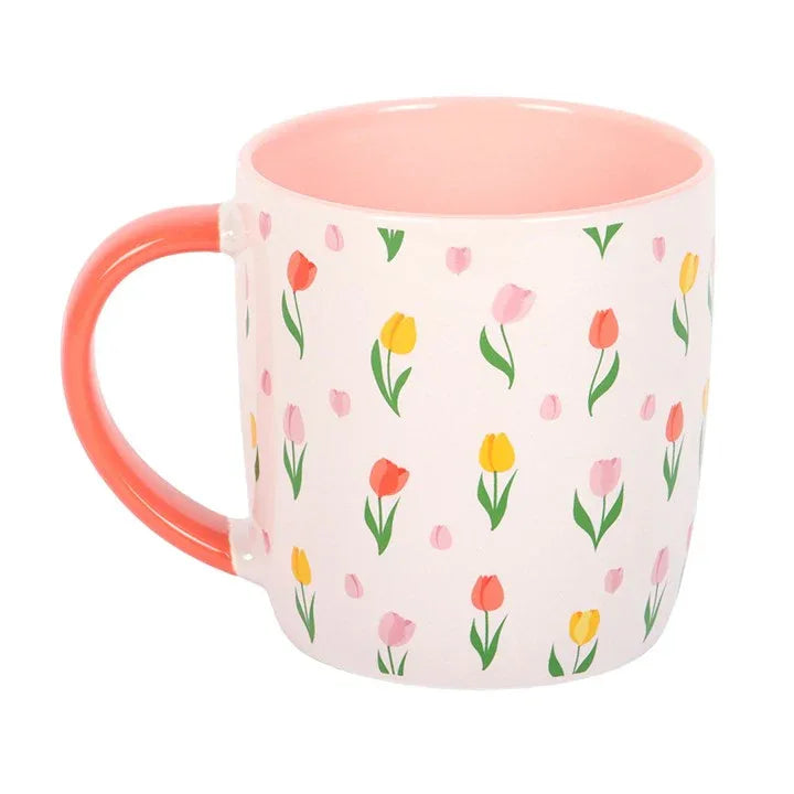 Tulip Print Mug - Bobobiy