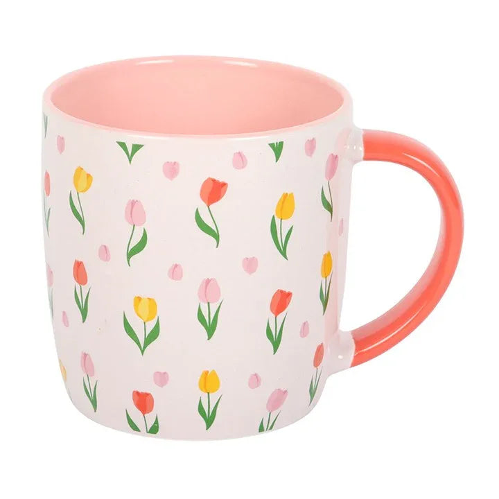 Tulip Print Mug - Bobobiy