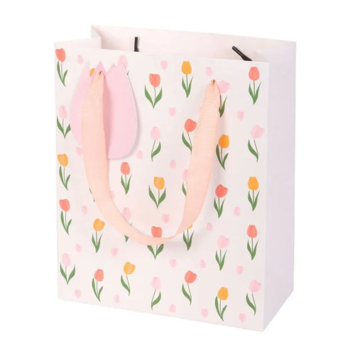 Tulip Print Gift Bag - Bobobiy