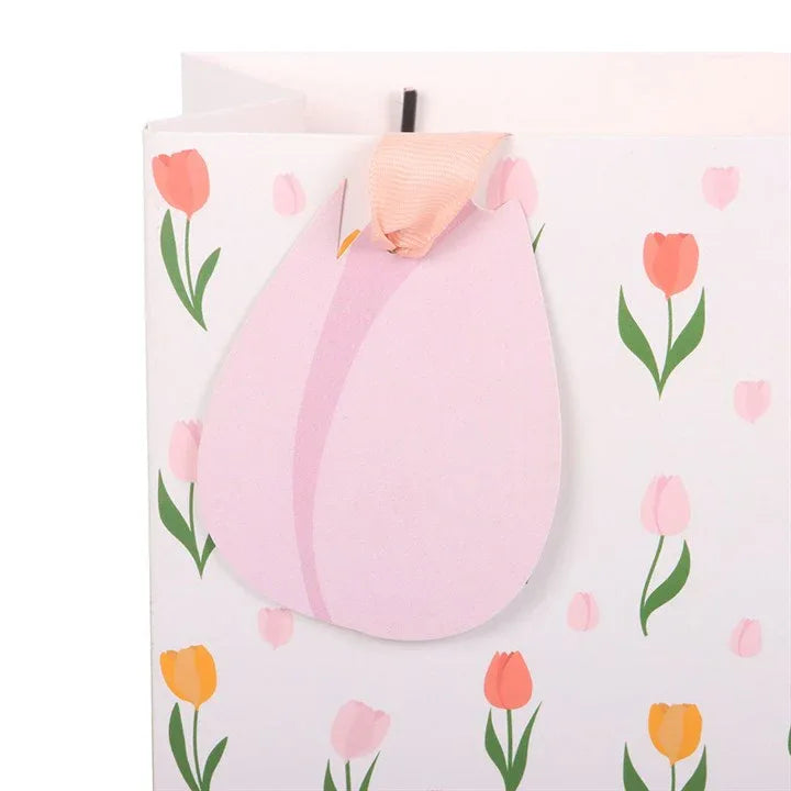 Tulip Print Gift Bag - Bobobiy
