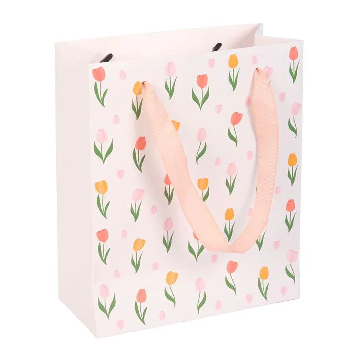 Tulip Print Gift Bag - Bobobiy