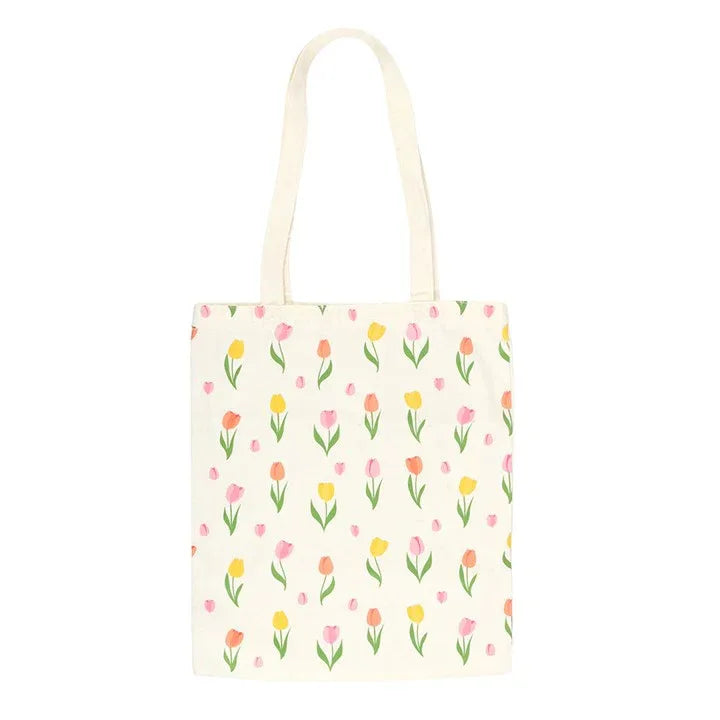 Tulip Print Tote Bag