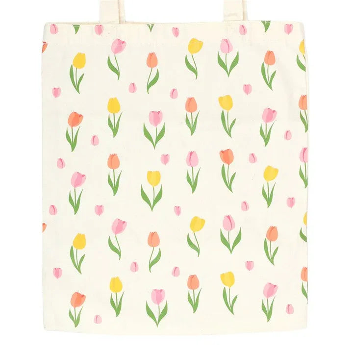 Tulip Print Tote Bag