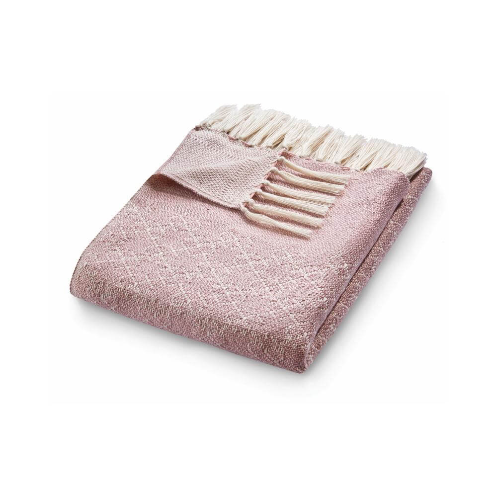 Trellis Design Woven Throw