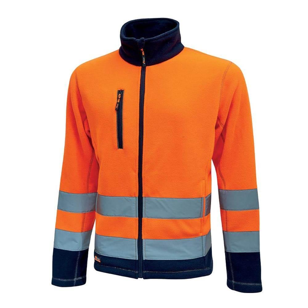 U-Power Boing Hi-Vis 1/4 Zip Fleece Work Jacket - Bobobiy