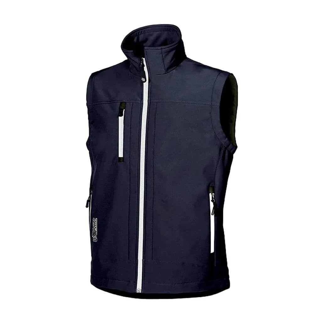 U-Power Climb Softshell Stretch Water Resistant Work Gilet - Bobobiy