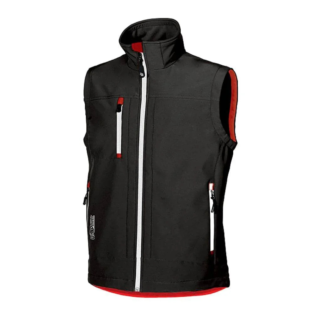 U-Power Climb Softshell Stretch Water Resistant Work Gilet - Bobobiy
