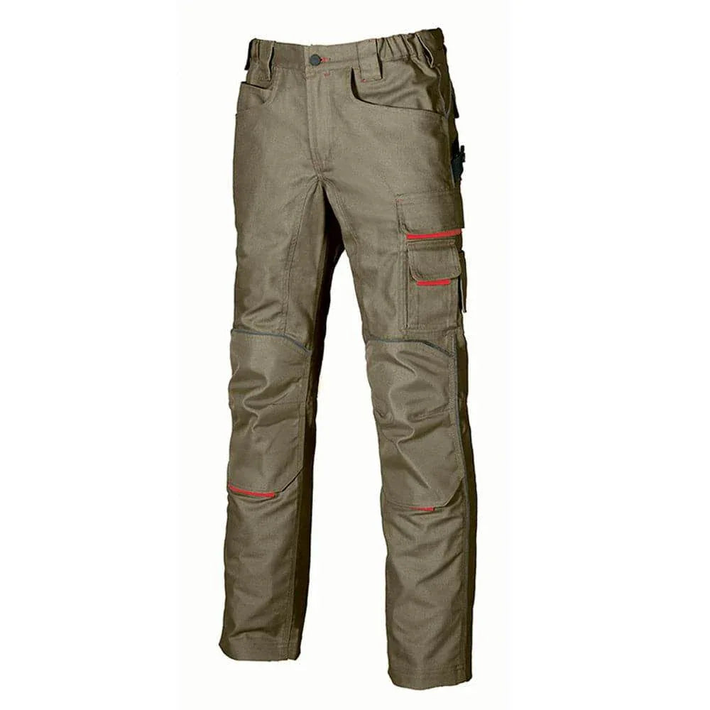 U-Power Free Cargo Combat Work Trouser - Elasticated Waist - Bobobiy