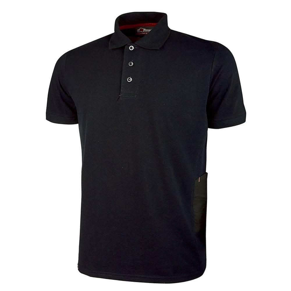 U-Power Gap Short Sleeved Slim Fit Work Polo Shirt - Bobobiy