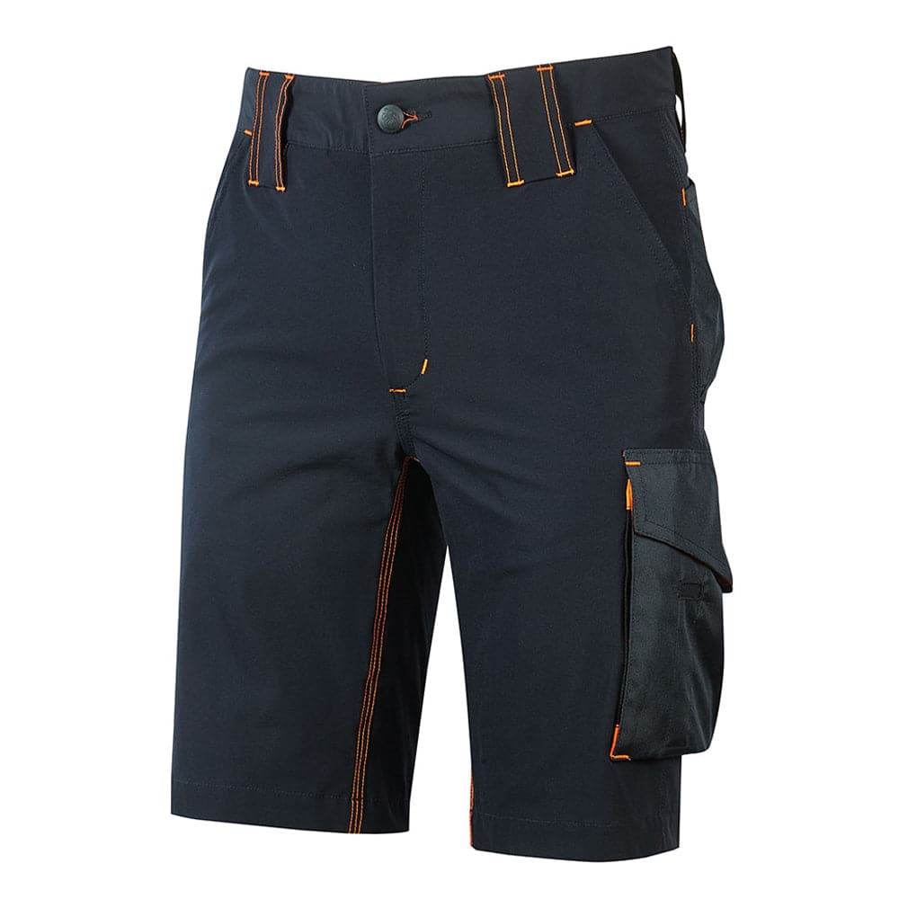 U-Power-Mercury-4-Way-Stretch-Elasticated-Waist-Breathable-Shorts-Workwear-Nation-Ltd-2108 - Bobobiy