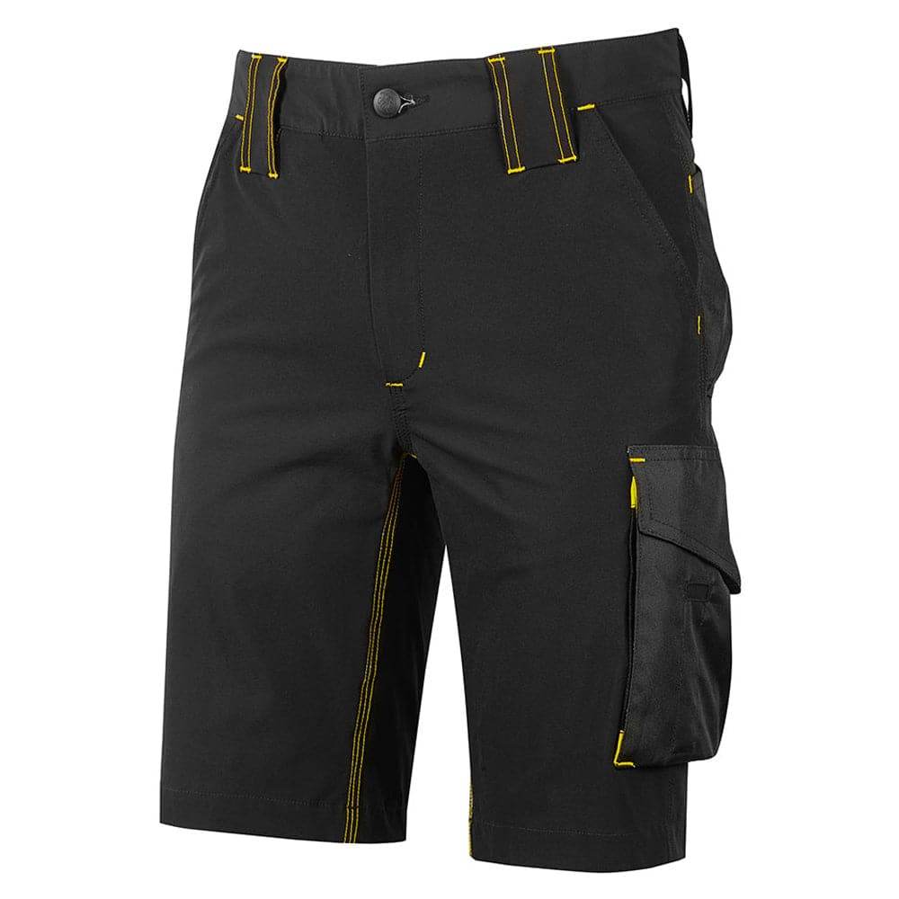 U-Power-Mercury-4-Way-Stretch-Elasticated-Waist-Breathable-Shorts-Workwear-Nation-Ltd-598 - Bobobiy