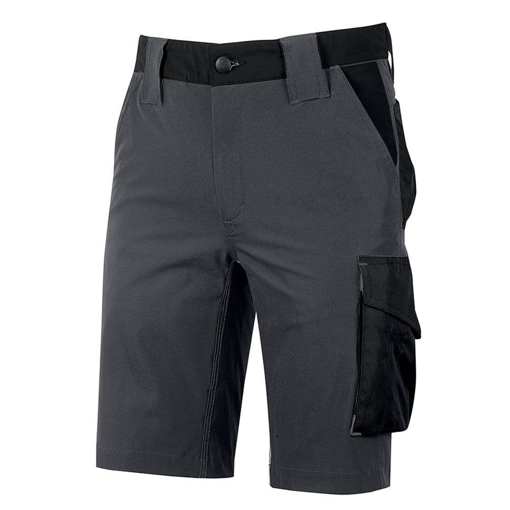 U-Power-Mercury-4-Way-Stretch-Elasticated-Waist-Breathable-Shorts-Workwear-Nation-Ltd-631 - Bobobiy