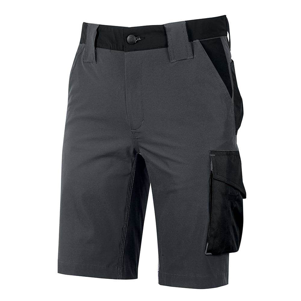 U-Power-Mercury-4-Way-Stretch-Elasticated-Waist-Breathable-Shorts-Workwear-Nation-Ltd-6637 - Bobobiy