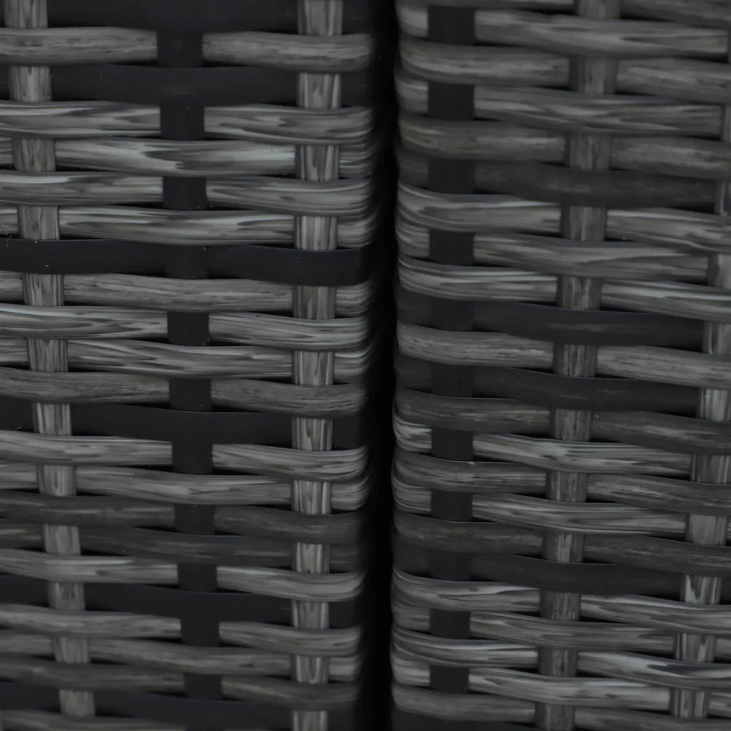 8 Piece Rattan Corner Sofa Set with Wide & Deep Seat, Assembled Aluminium PE Rattan Garden Furniture Set with Thick Cushions and Glass Top Table for Outdoor, Conservatory, Grey - Bobobiy