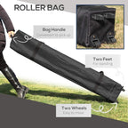Roller bag for pop-up gazebo with handle and two wheels for storage