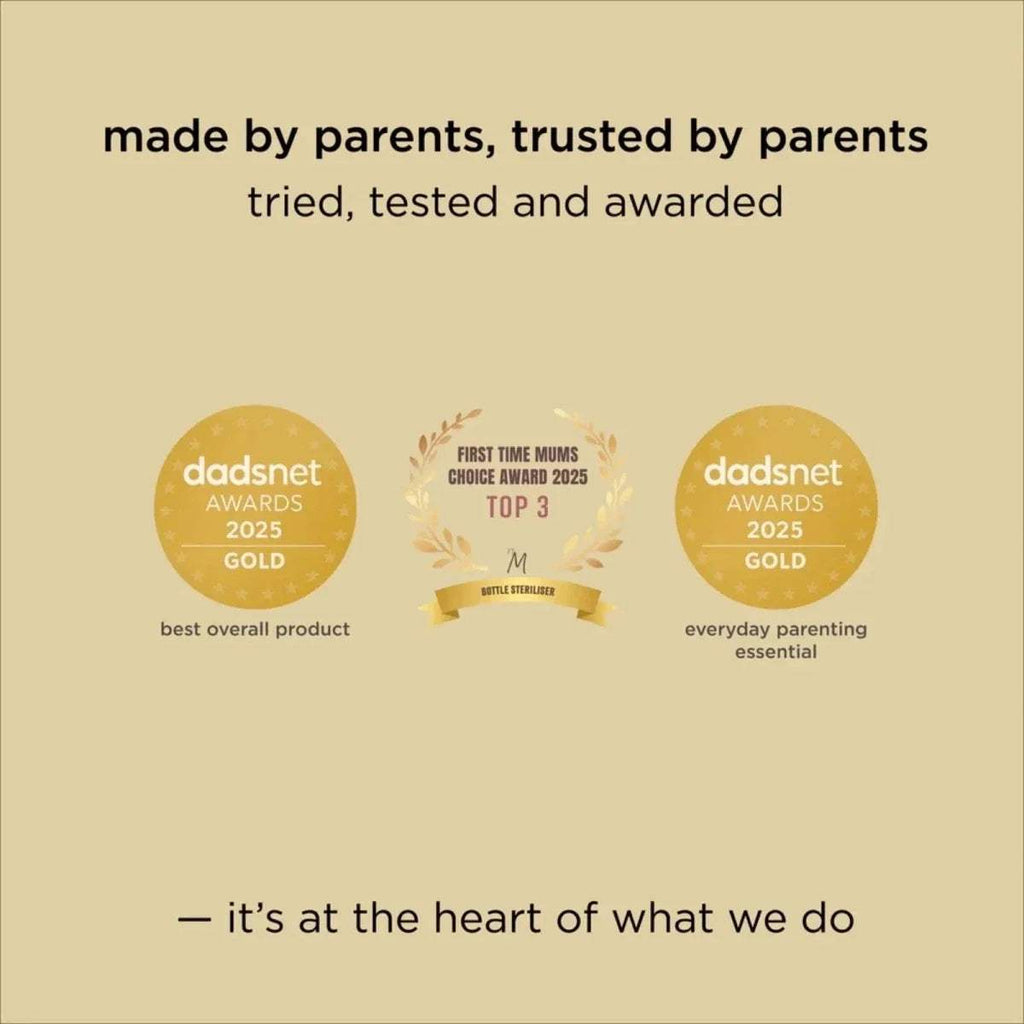 Awards badge graphic for Vital Baby advanced pro UV steriliser and dryer