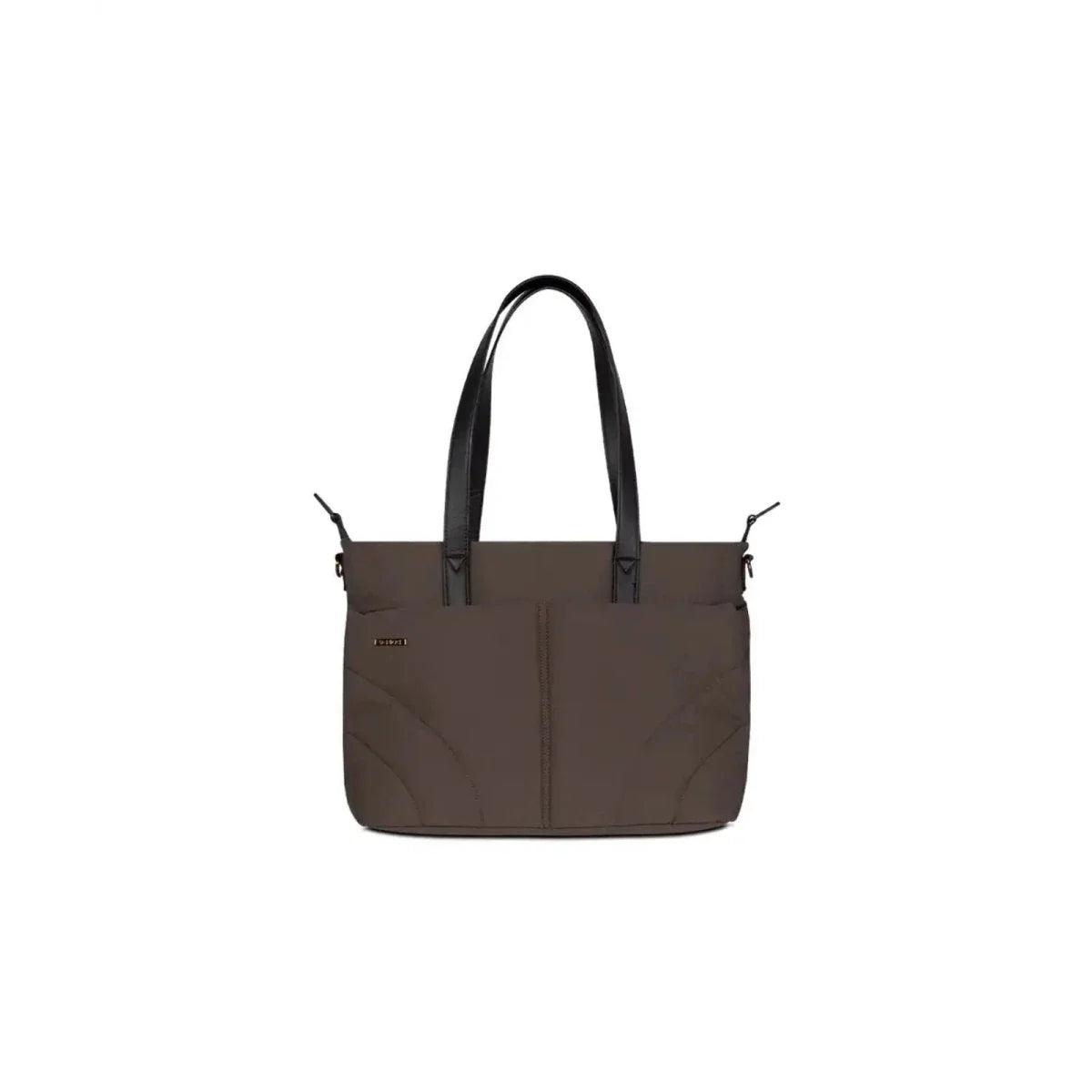 Chocolate carry bag with two handles and front panel