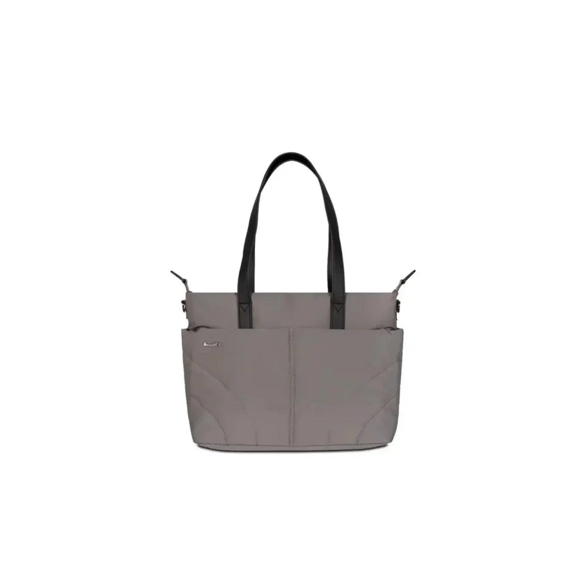 Fog changing tote bag with black handles and side pockets