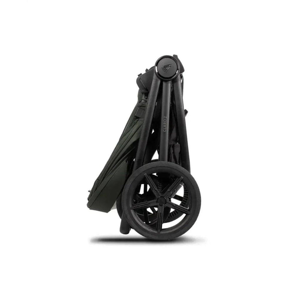 Forest 2-in-1 stroller frame view with canopy, showing rear wheel and handle.