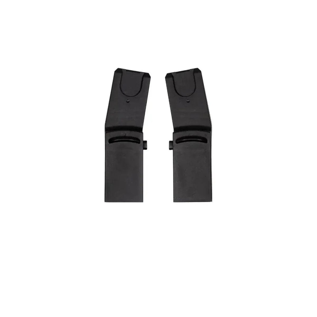 Black car seat adapters, two-piece set