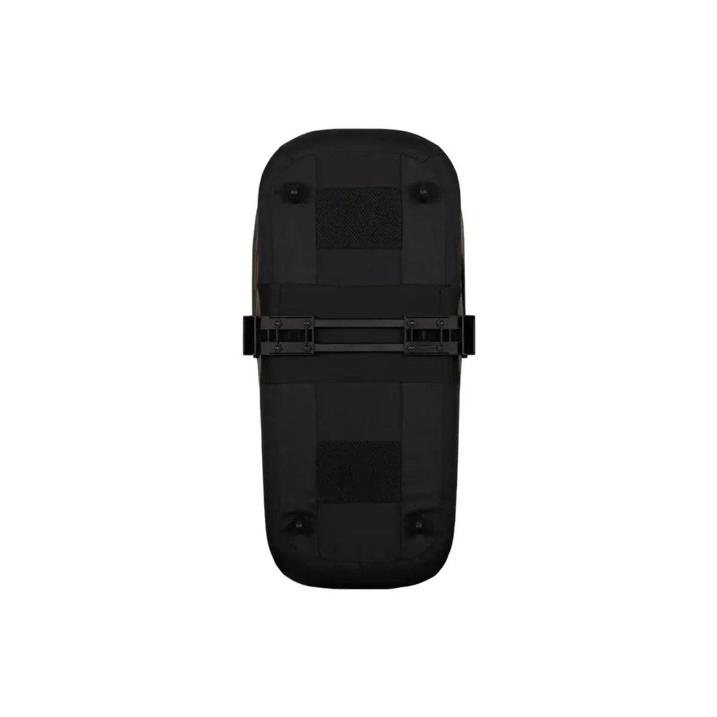 Black stroller protective cover with snap/clip attachments