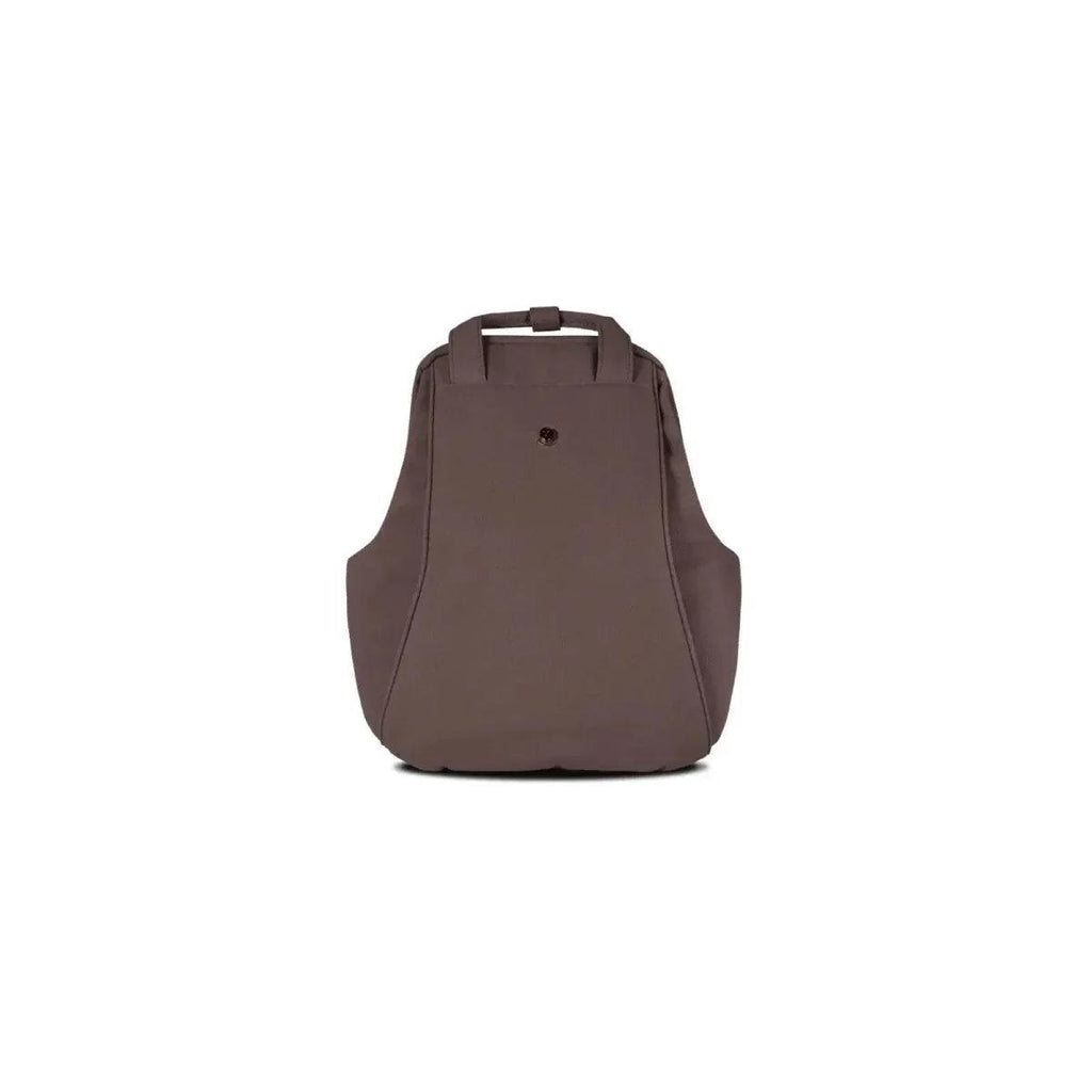 Brown stroller backpack with top handle