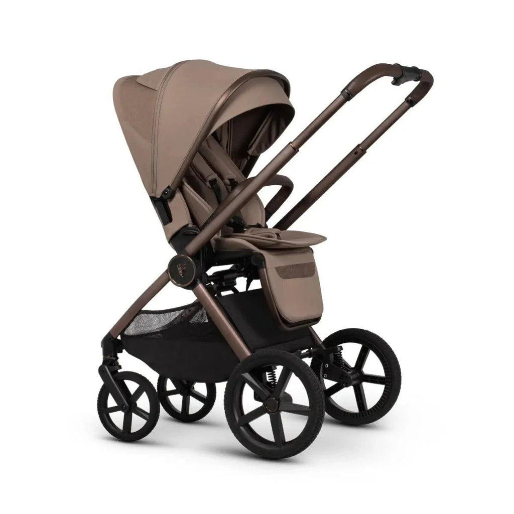 Sand stroller with canopy and seat visible, front three-quarter view