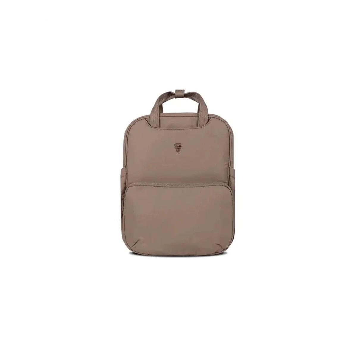 Sand backpack bag with carry handle for stroller, front view