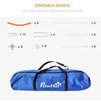 Portable dog agility equipment set parts with blue Oxford carry bag