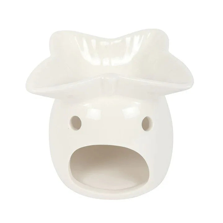White Butterfly Oil Burner - Bobobiy