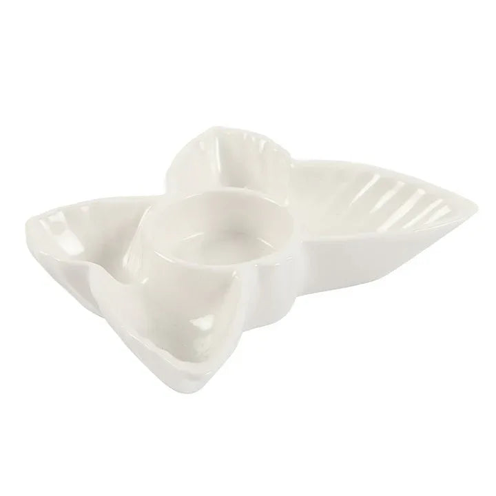 White Butterfly Tealight Candle Holder - Bobobiy