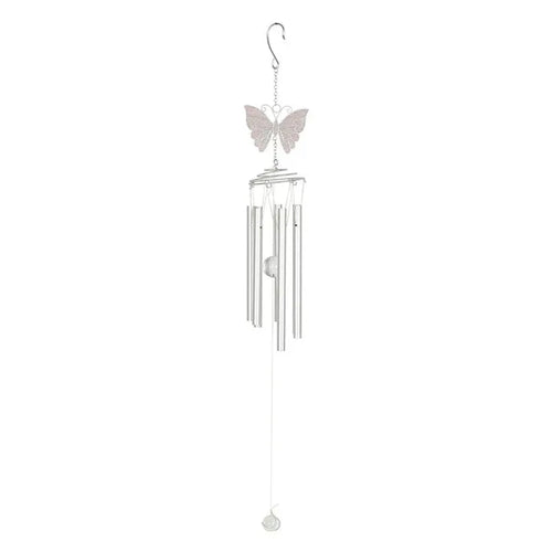 White Butterfly Windchime - Bobobiy