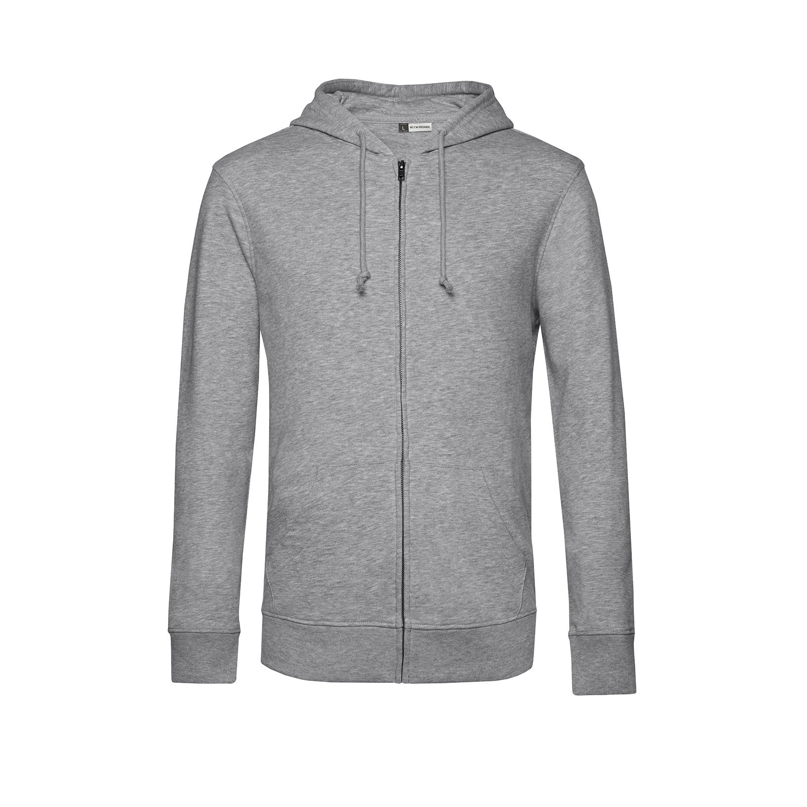 Organic Essential Zipped Hoodie: Mens