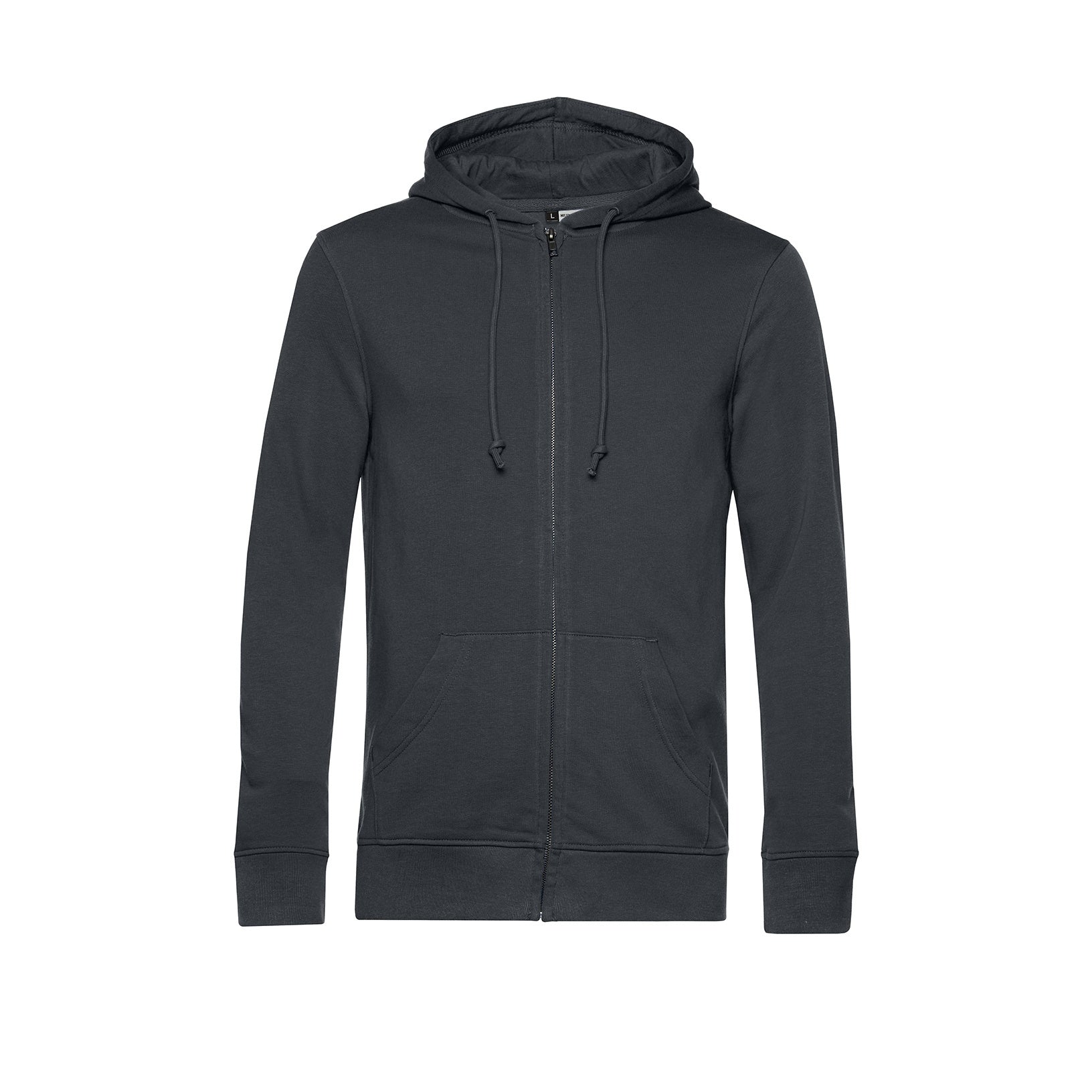 Organic Essential Zipped Hoodie: Mens