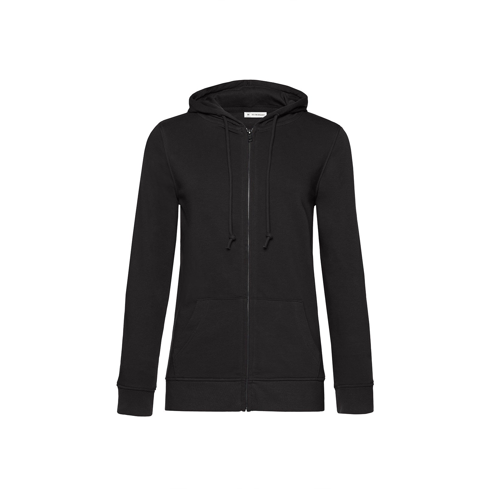 Organic Essential Zipped Hoodie: Womens