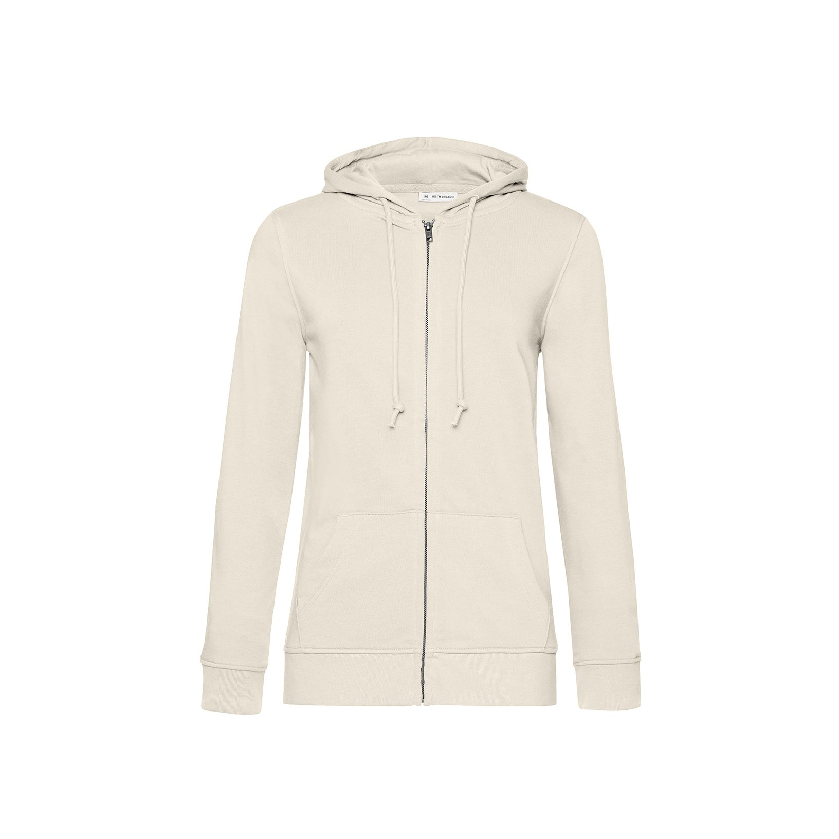Organic Essential Zipped Hoodie: Womens