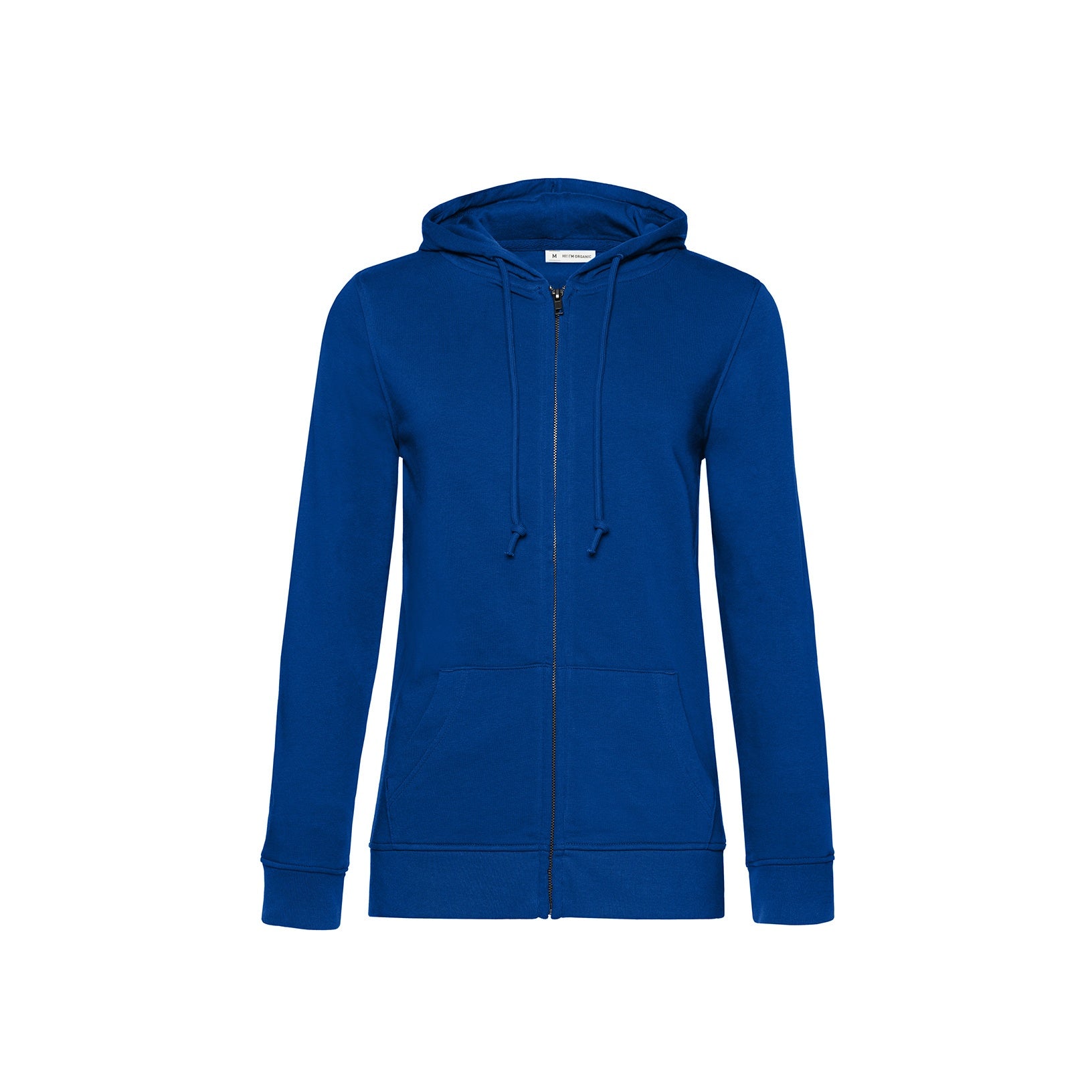 Organic Essential Zipped Hoodie: Womens