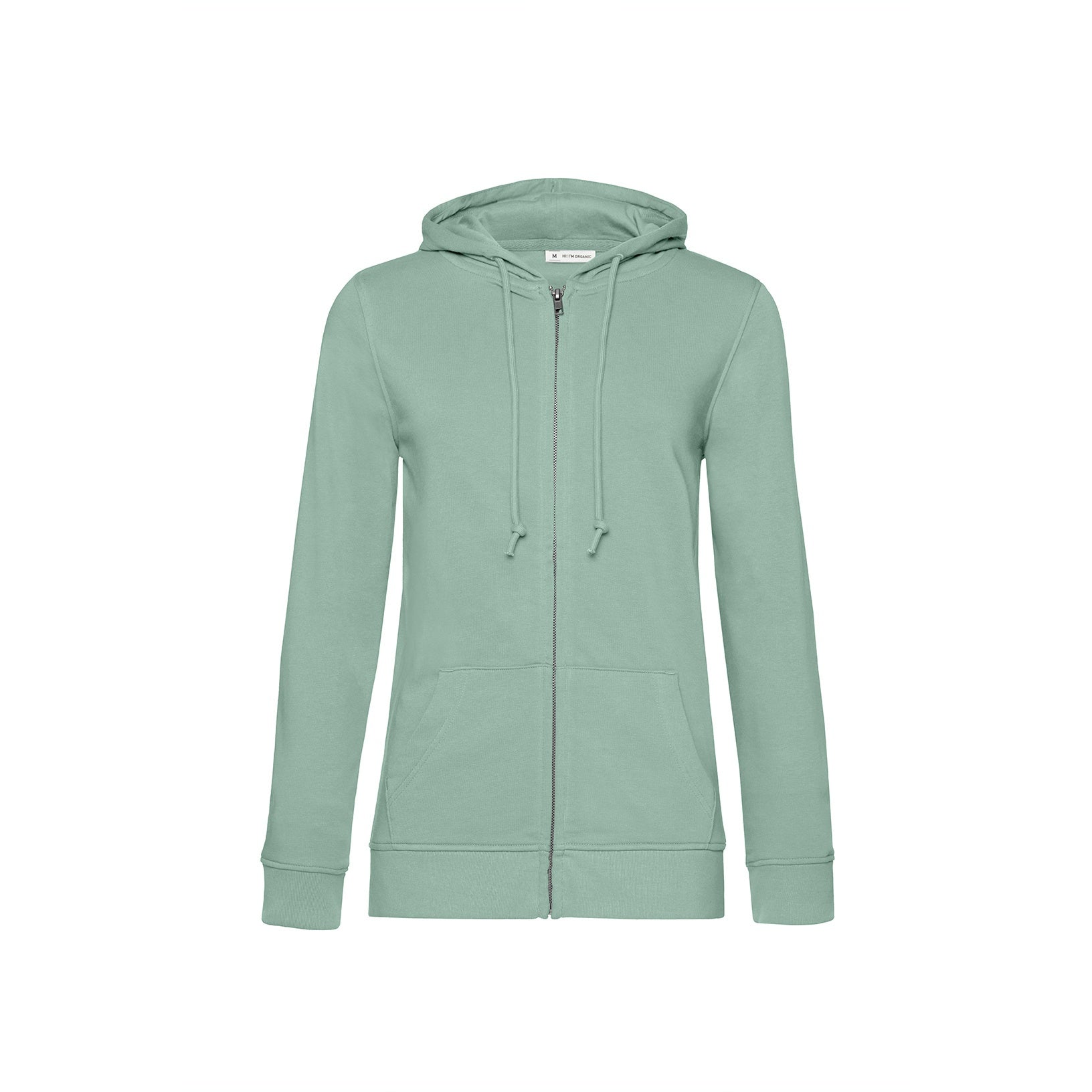 Organic Essential Zipped Hoodie: Womens