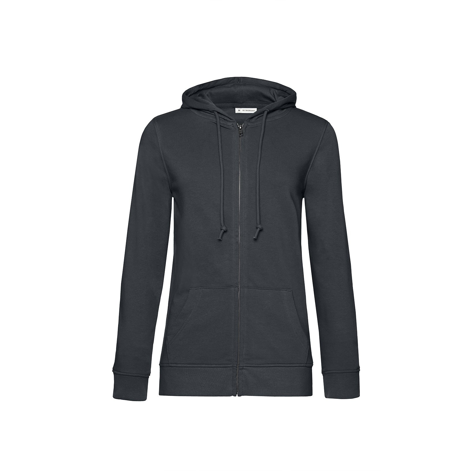 Organic Essential Zipped Hoodie: Womens