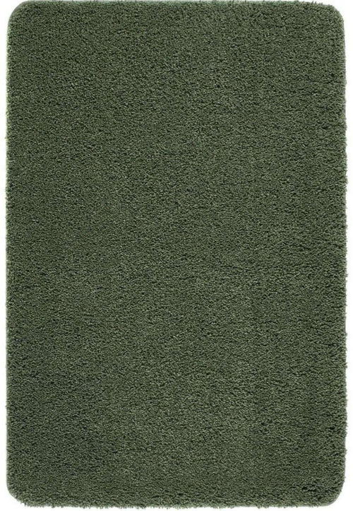 Washable_Forest_Green_Shaggy_Rug - Bobobiy