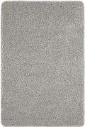Washable Ghost Grey Shaggy Rug